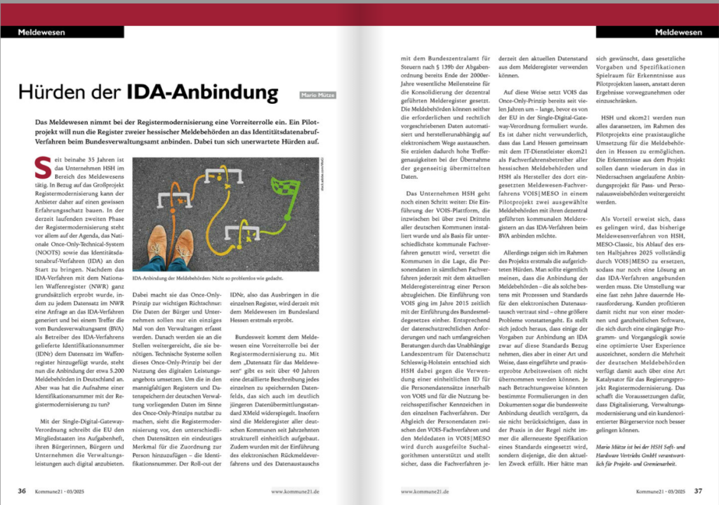 Hürden der IDA-Anbindung